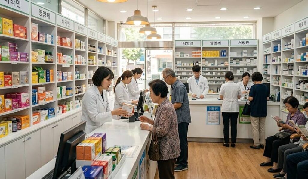 종로5가 저렴한 영양제 성지 약국 내부