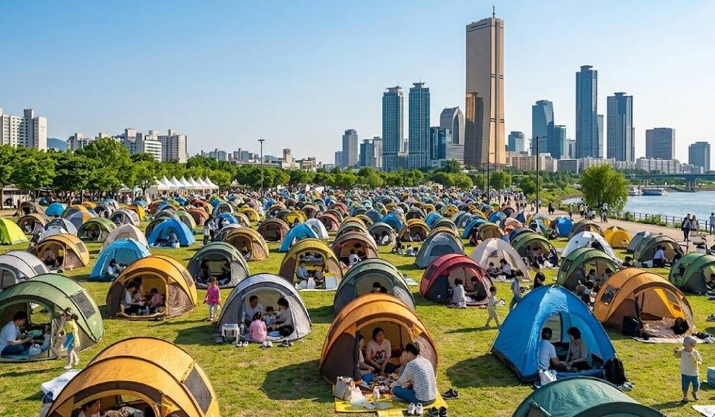 여의도 한강공원 텐트 대여 가격 정보